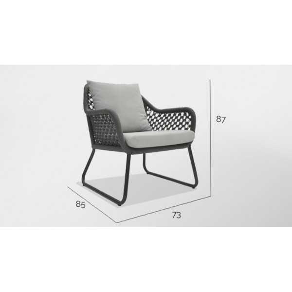 Chaise design pliable pour restaurant, terrasse, balcon Queen par Talenti