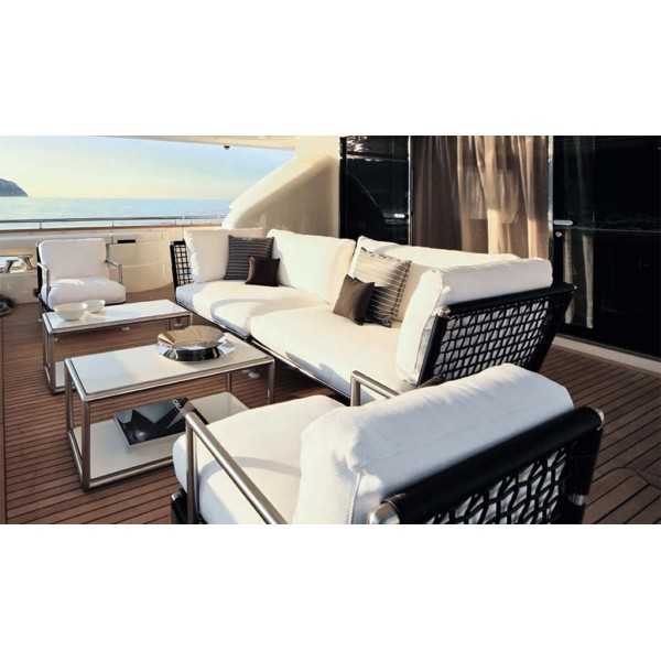 BLOW Sofa Outdoor Garden Lounge Couch with Matt Polyethylene