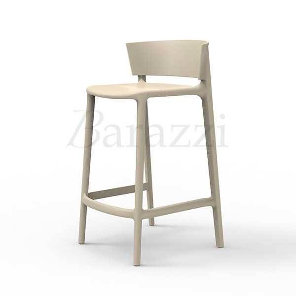 AFRICA 85 Stackable Bar Stool Vondom by Backrest with