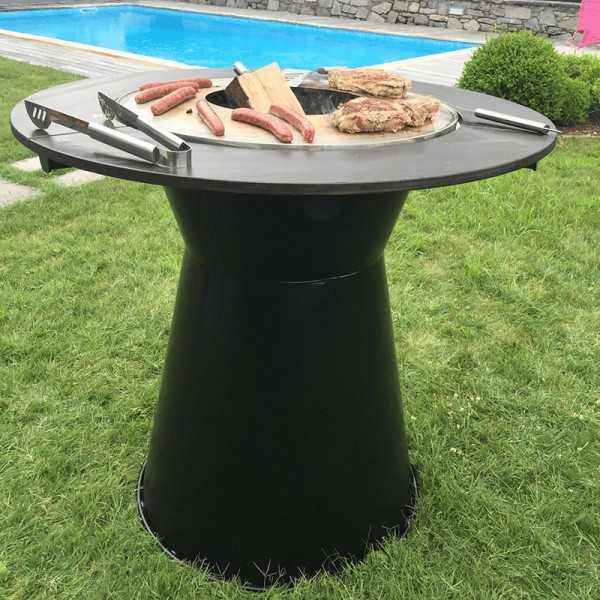 BBQ Table Fusion Medium Wood For 8 Persons